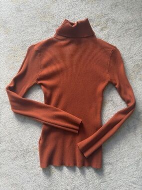 Rubbed Turtleneck Shirt
